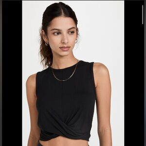 ALO Yoga Black Crop Top